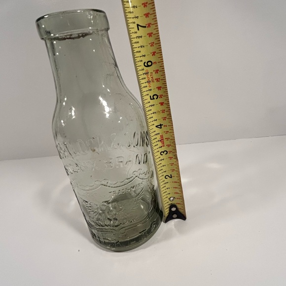 Antique Whitlock & Sons Phoenix Brand Pickles Bottle Embossed Glass Bottle - Picture 4 of 10